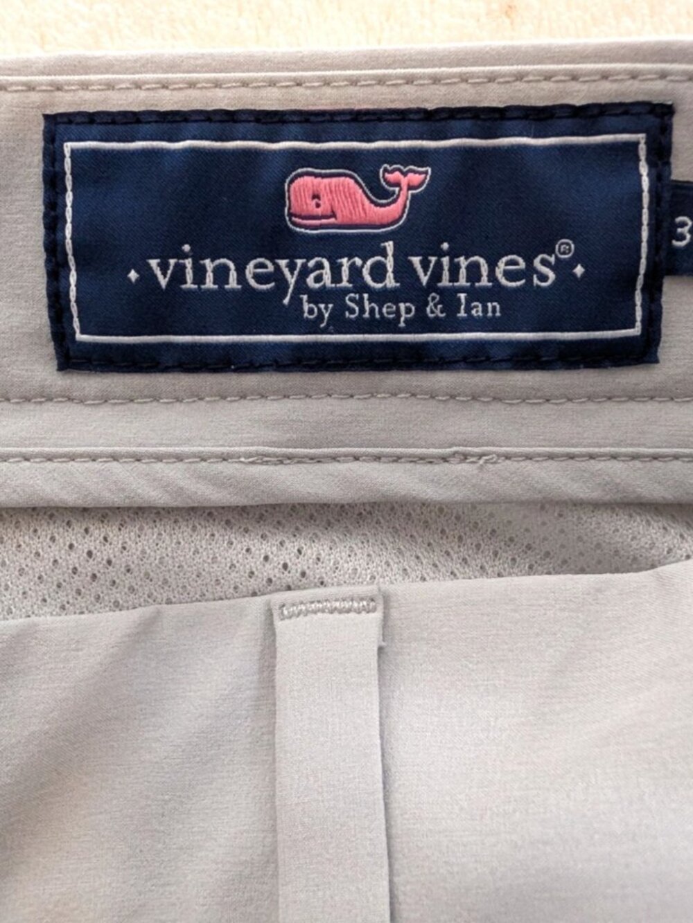 Vineyard Vines Mens Breaker Shorts 34 Gray Light gray Casual Wear - Picture 3 of 10